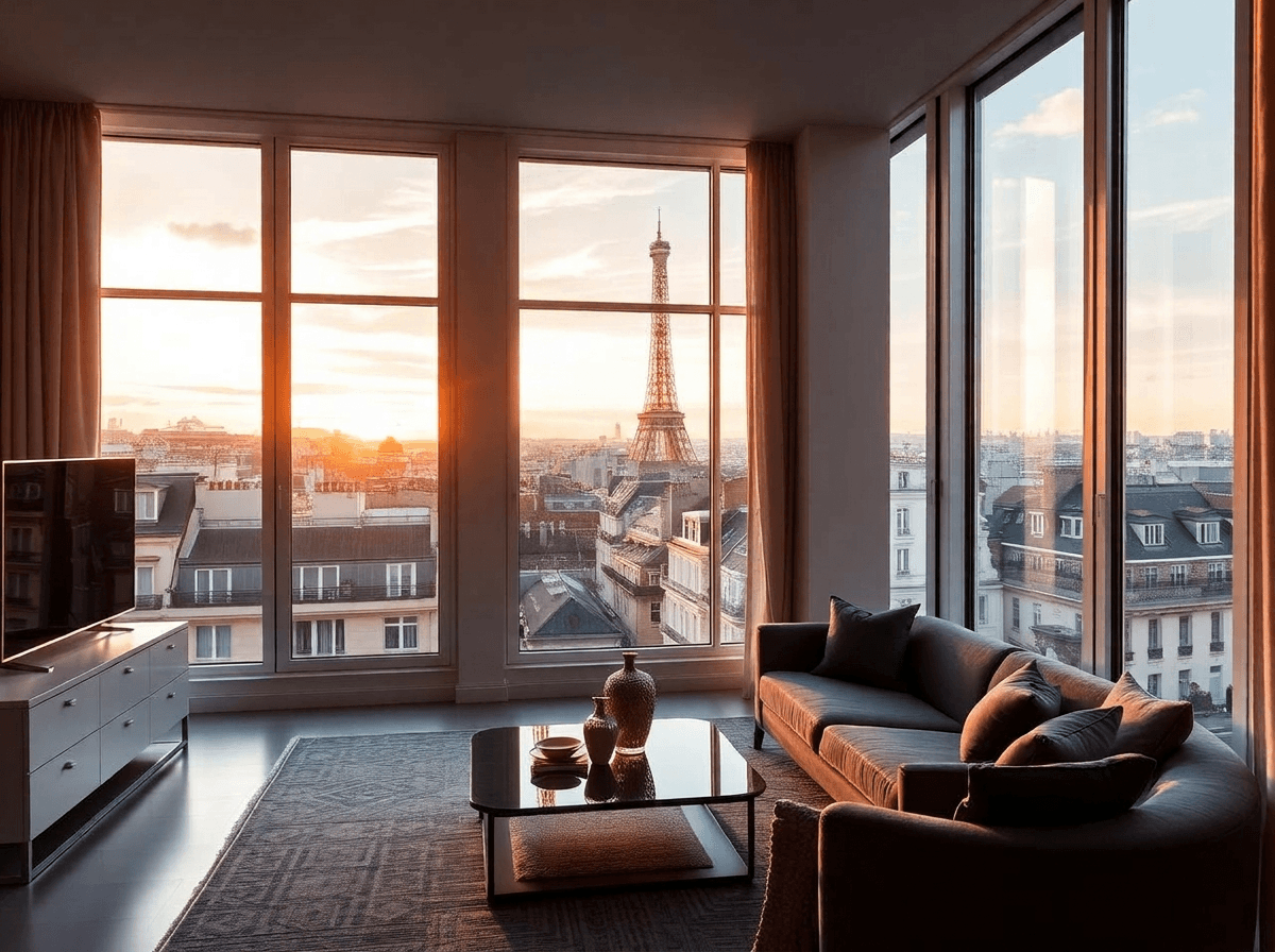 Iznajmljeni apartman sa pogledom na Pariz